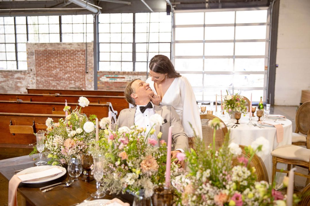 Bridal-Couple-at-wedding-venue-near-Mass-Ave